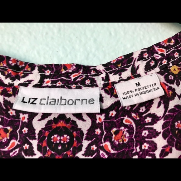 Multicolored top with tie detail - Picture 5 of 7